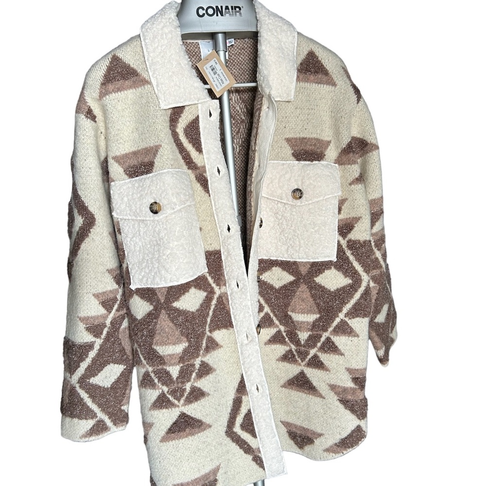 Hope Ave aztec print jacket